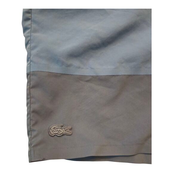 LACOSTE MEN’S MID-LENGTH GRADATED COLORBLOCK SWIMMING TRUNKS SIZE LARGE - Picture 3 of 12